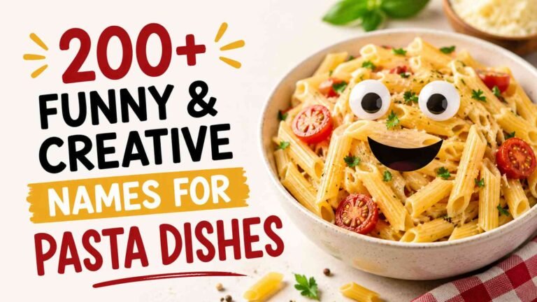 Funny Names for Pasta Dishes