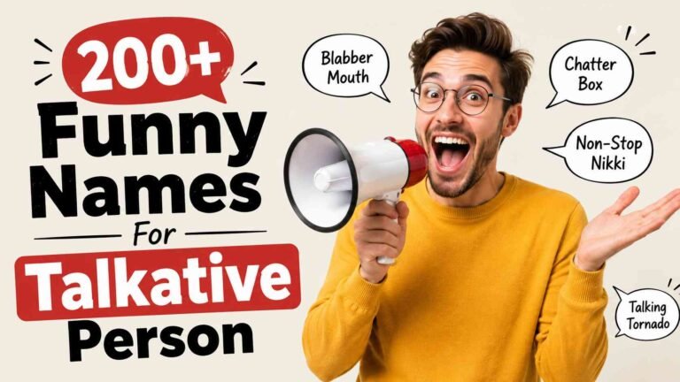 Funny Names for Talkative Person
