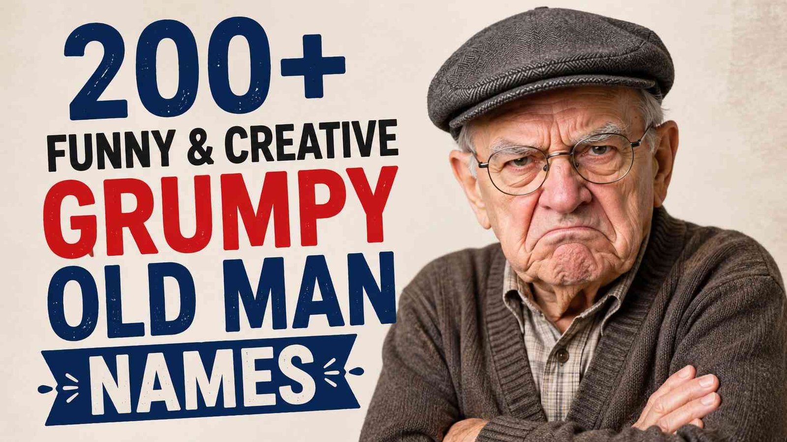 Funny Grumpy Old Man Names