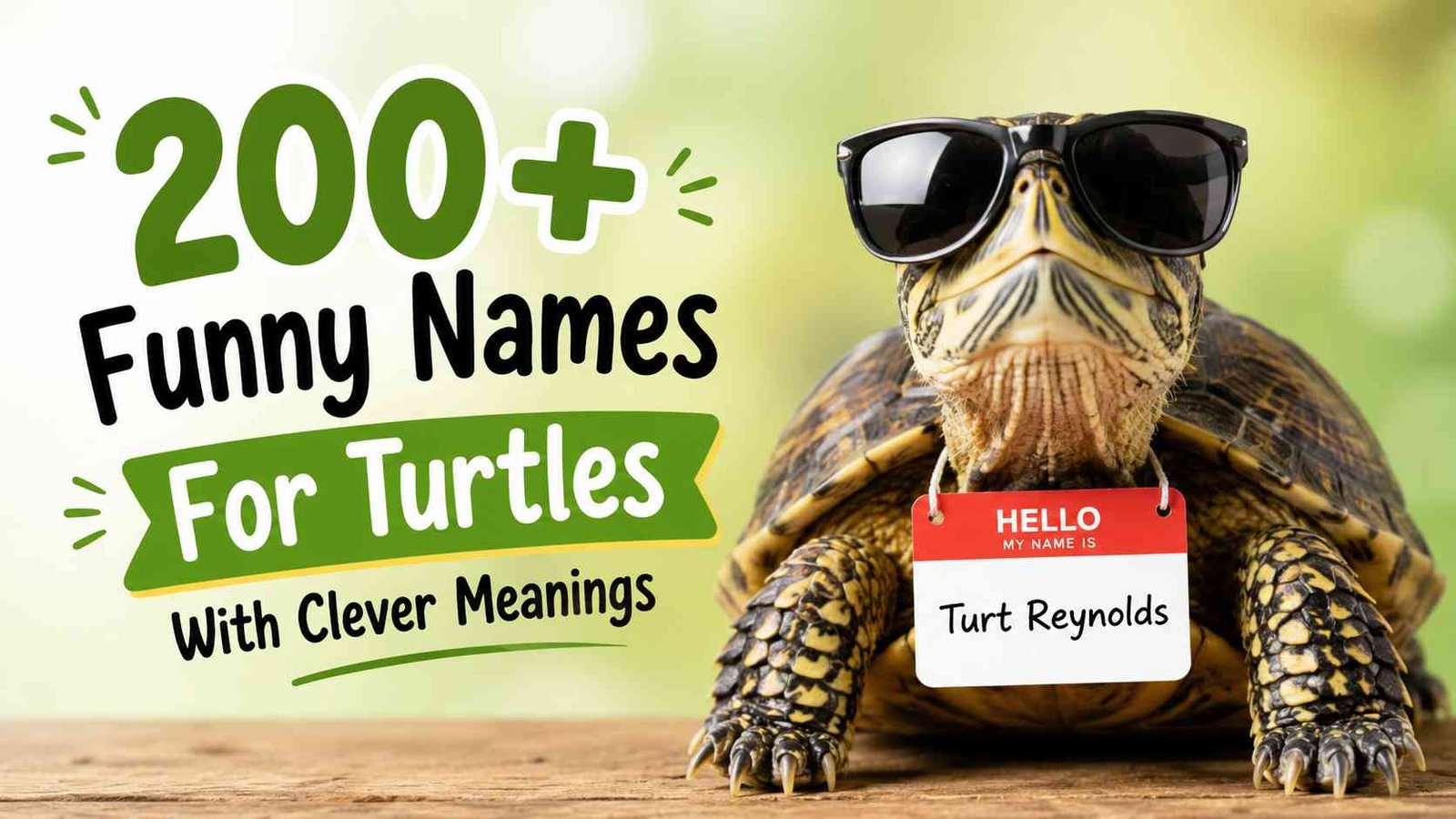 Funny Names for Turtles