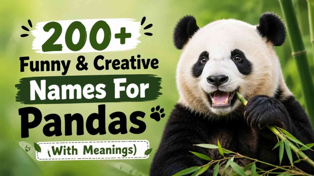 Funny Names for Pandas