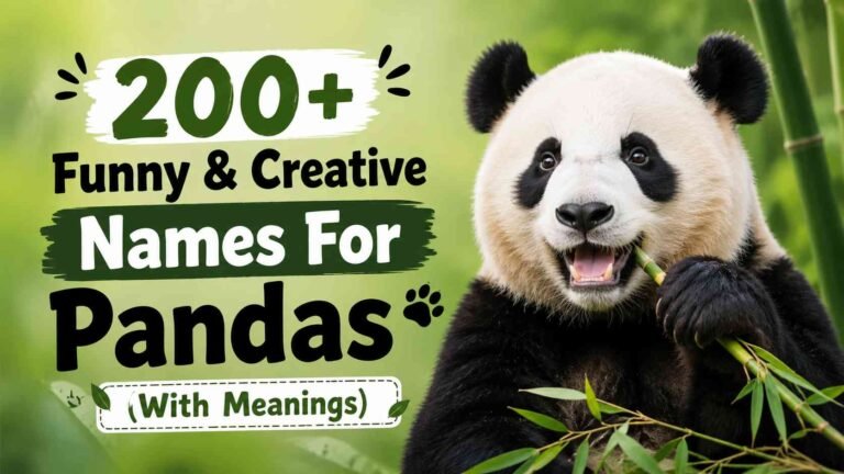 Funny Names for Pandas