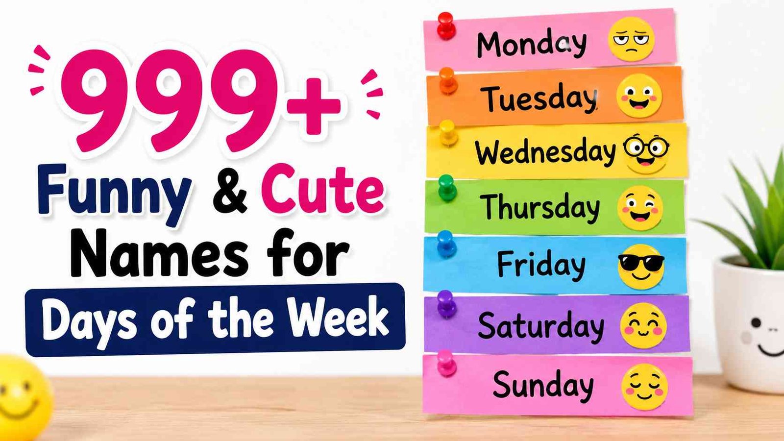 Funny Names for the Days of the Week
