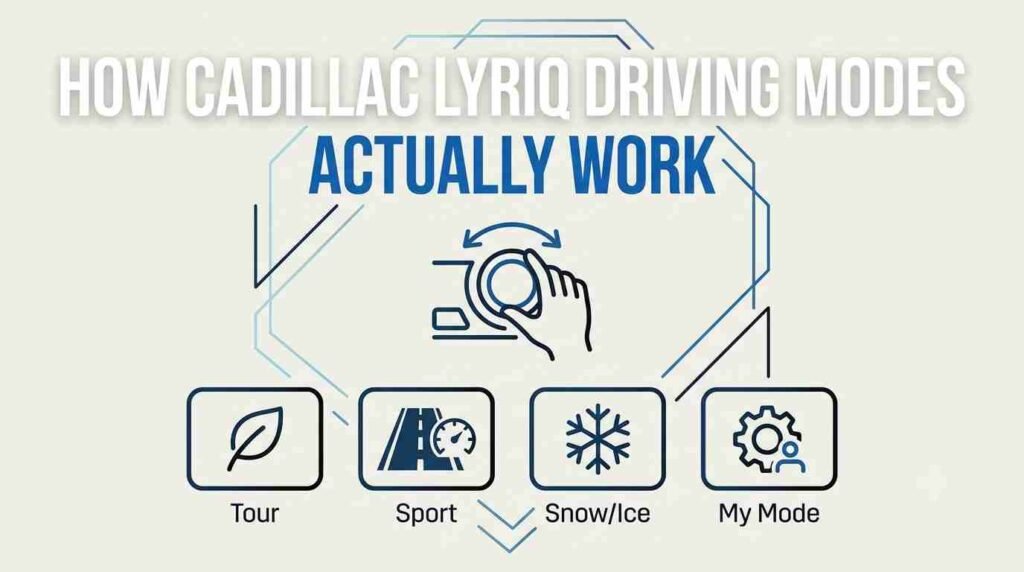 How Cadillac LYRIQ Driving Modes Actually Work